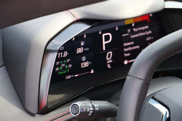 A 1LT 2020 Corvette Stingray with a Transparent Top at the NCM