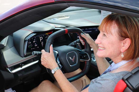 A 1LT 2020 Corvette Stingray with a Transparent Top at the NCM