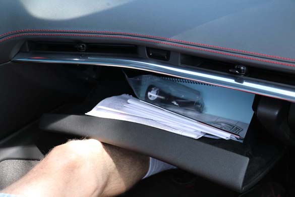 A 1LT 2020 Corvette Stingray with a Transparent Top at the NCM