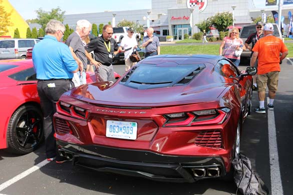 A 1LT 2020 Corvette Stingray with a Transparent Top at the NCM