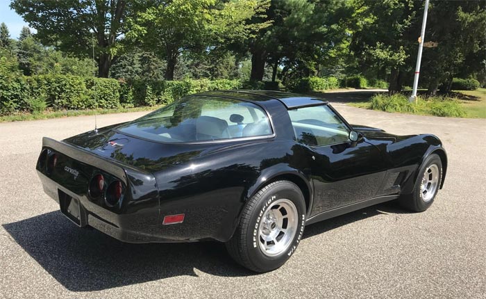 Corvettes for Sale: Black 1980 Corvette Offered on Bring A Trailer