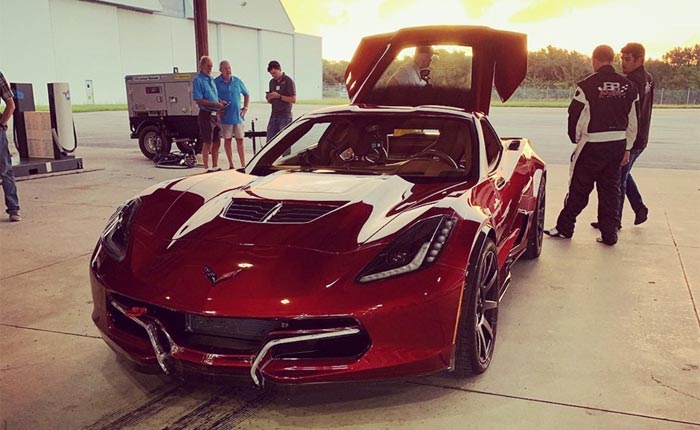 [VIDEO] Genovation's Electric Corvette GXE Broke Its Own Top Speed Record