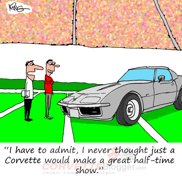 Saturday Morning Corvette Comic: The Perfect Halftime Entertainment