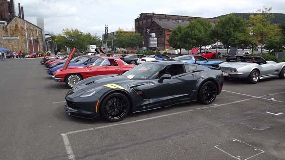 Corvettes at the Bethlehem SteelStacks