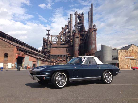 Corvettes at the Bethlehem SteelStacks