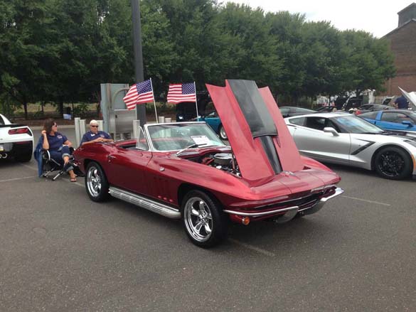 Corvettes at the Bethlehem SteelStacks