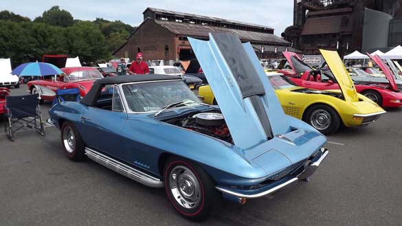 Corvettes at the Bethlehem SteelStacks