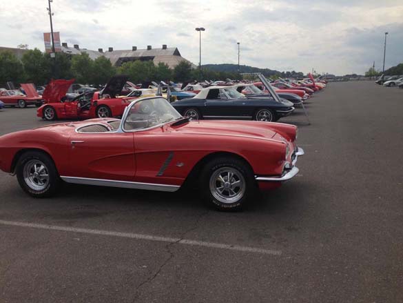Corvettes at the Bethlehem SteelStacks