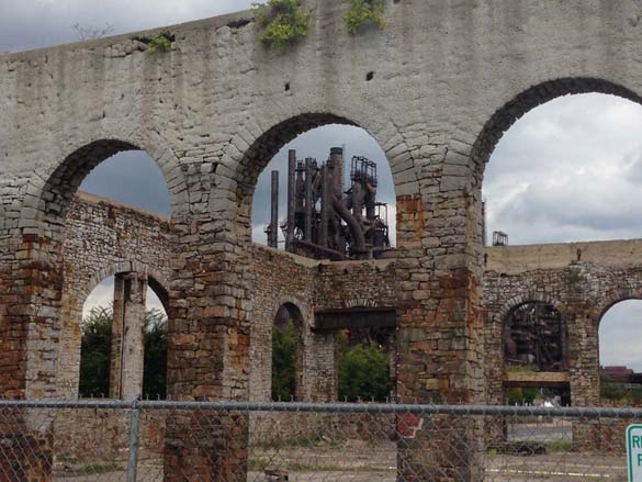 Corvettes at the Bethlehem SteelStacks
