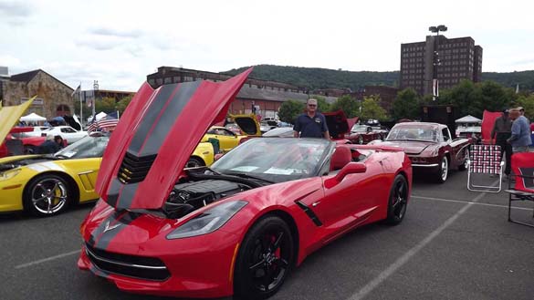 Corvettes at the Bethlehem SteelStacks