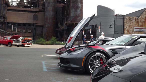 Corvettes at the Bethlehem SteelStacks
