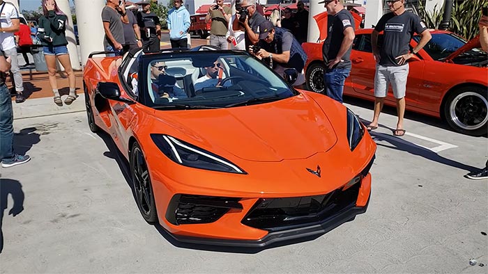 [VIDEO] YouTuber Takes First Ride in the 2020 Corvette Stingray Convertible to Cars and Coffee