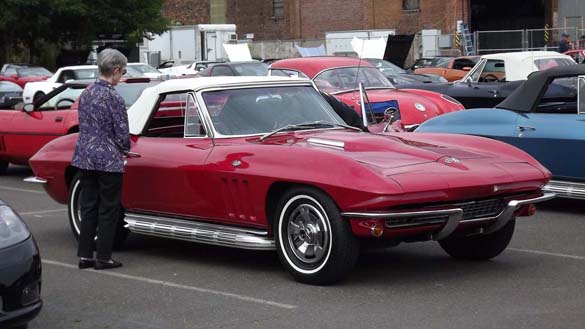 Corvettes at the Bethlehem SteelStacks