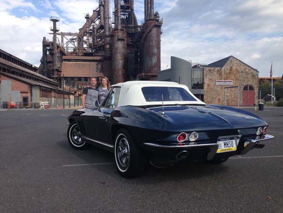Corvettes at the Bethlehem SteelStacks