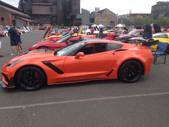 Corvettes at the Bethlehem SteelStacks