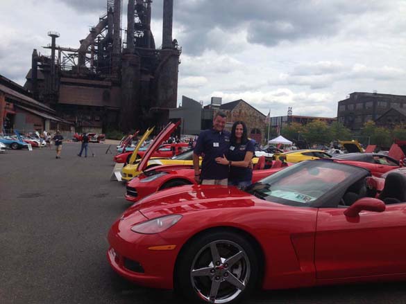 Corvettes at the Bethlehem SteelStacks
