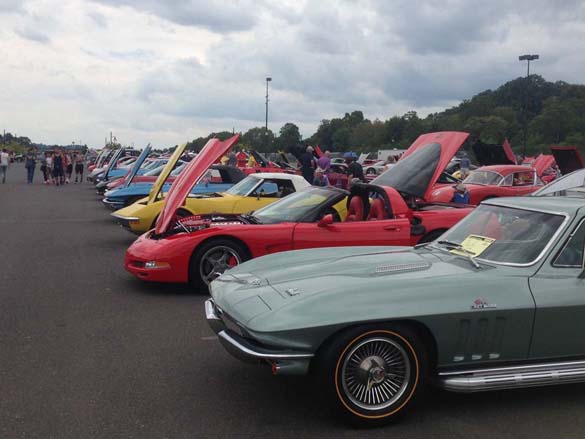 Corvettes at the Bethlehem SteelStacks