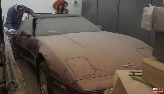 [VIDEO] Barn Finder Tom Cotter Uncovers a 1986 Corvette Convertible