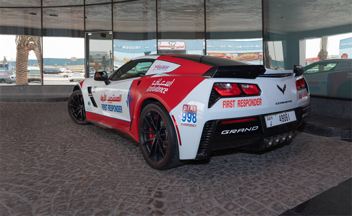 [PICS] Dubai Ambulance Service Receives a New Corvette Grand Sport for First Reponders