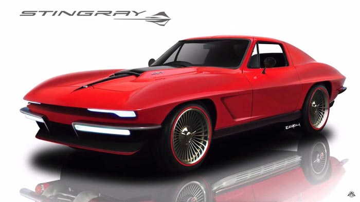 SketchMonkey Renders New Corvette from a 1967 427 Coupe