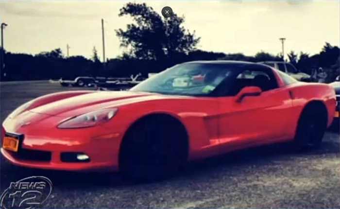 [STOLEN] Red C6 Corvette Left Running at a 7-Eleven is Easy Pickings for Car Thief