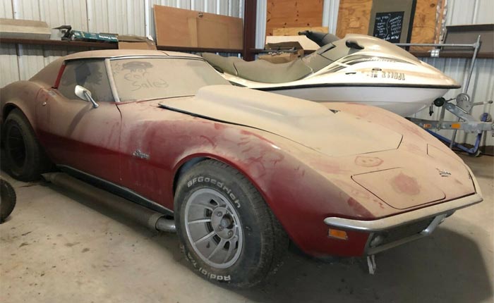 Corvettes for Sale: Barn Find 1969 Corvette