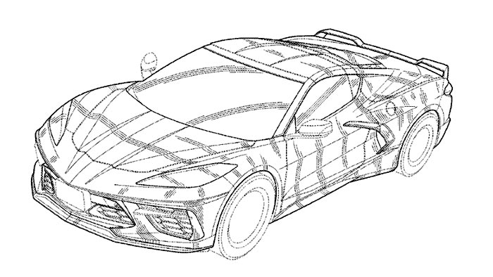 GM Receives Design Patent for the C8 Corvette Coupe