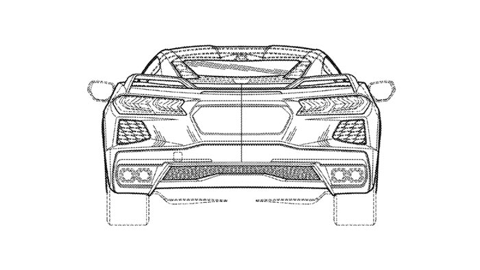 GM Receives Design Patent for the C8 Corvette Coupe