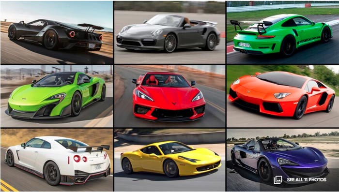 Motor Trend C8 Fast Than these 10 cars