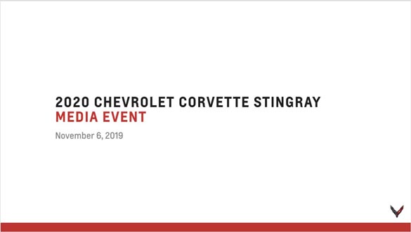 2020 Corvette Stingray Powertrain Seminar