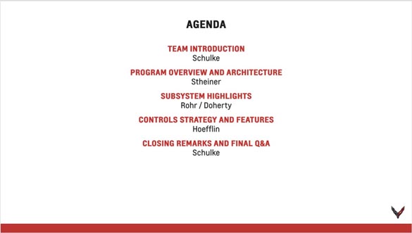 2020 Corvette Stingray Powertrain Seminar