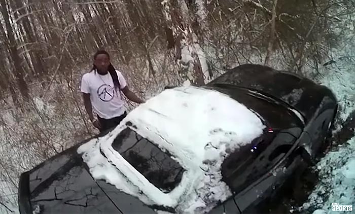 [VIDEO] Baltimore Police Release Footage of NFL's Alex Collins Arrest Following Corvette Crash