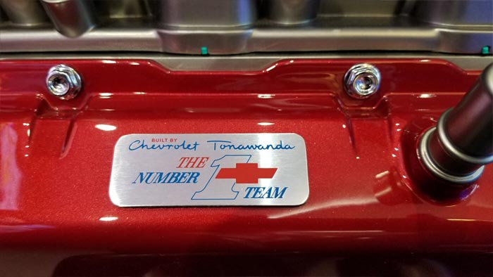 LT2 V8 engine with the Tonawanda Pride Sticker.