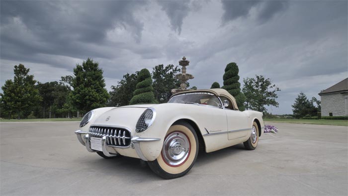 Anonymously Donated 1954 'Entombed' Corvette Joins the National Corvette Museum's Collection