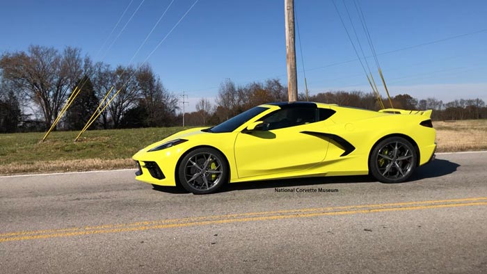 [SPIED] Accelerate Yellow 2020 Corvette Stingray on the Road in Bowling Green