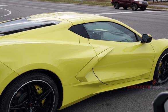 [SPIED] Accelerate Yellow 2020 Corvette Stingray on the Road in Bowling Green