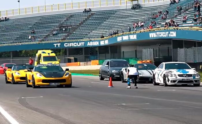 [VIDEO] Corvettes and Other Supercars Take Over the TT Circuit Assen in the Netherlands