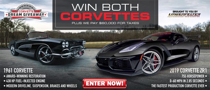 [PICS] Win a 2019 Corvette ZR1 and a 1961 Restomod in the 2019 Corvette Dream Giveaway!