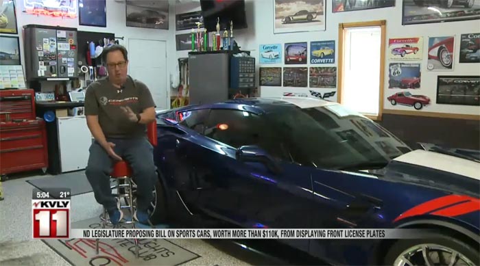 [VIDEO] Corvette Owners Unhappy with New Front License Plate Law in North Dakota