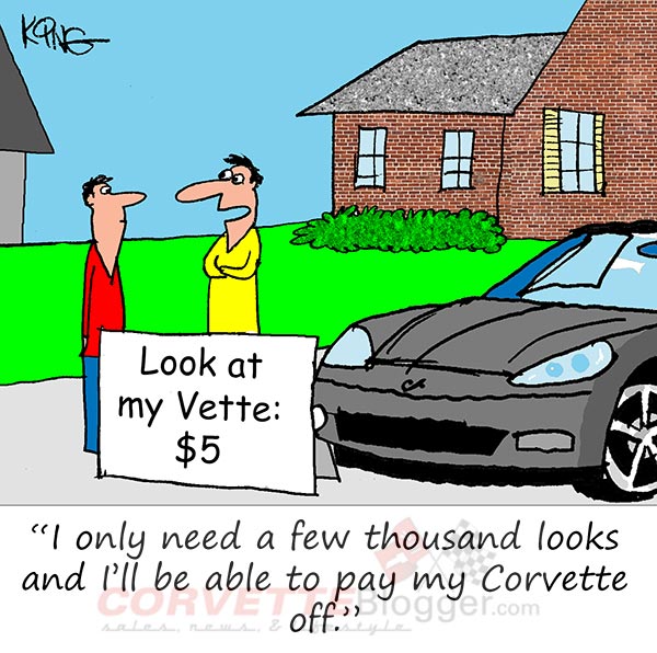 Saturday Morning Corvette Comic: How to Pay Off Your Corvette