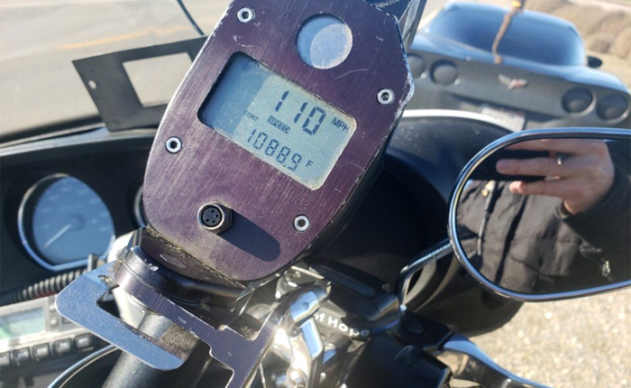 [PIC] California Highway Patrol Makes Example of Corvette Driver Ticketed for 110 MPH
