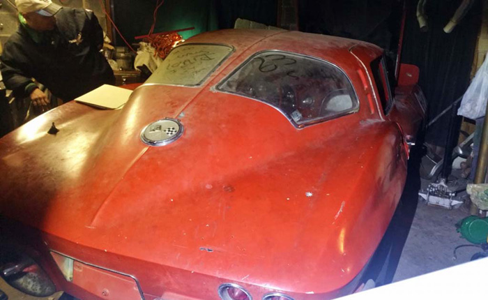 1963 Corvette Split Window Stored Away for 56 Years is Now for Sale