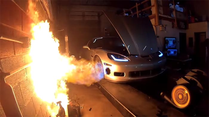 [VIDEO] Too Much Boost? Turbo C6 Corvette Nearly Lights Shop on Fire