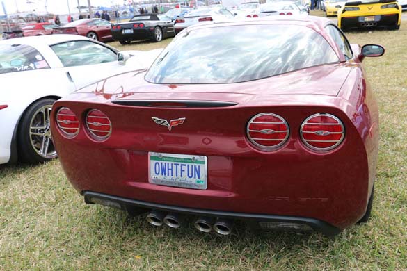 The Corvette Vanity Plates of the 2019 Rolex 24