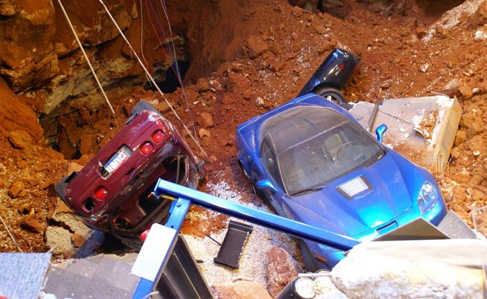 Ten Years Ago Today, a Sinkhole Swallowed Eight Corvettes at the National Corvette Museum