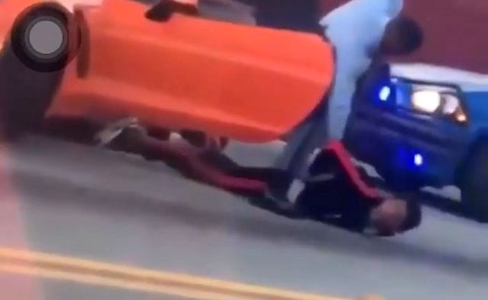 [VIDEO] Rapper Lil Baby Pulled from an Orange Corvette Z06 and Arrested for Reckless Driving