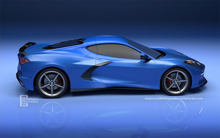 [PICS] Chazcron Renders the C8 Mid-Engine Corvette in Blue