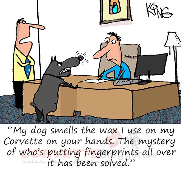 Saturday Morning Corvette Comic: Who's a Good Dog!