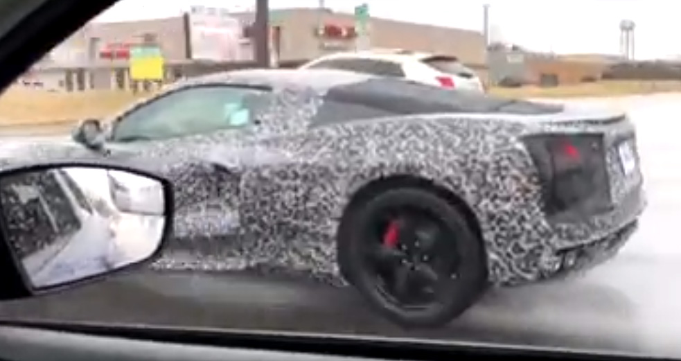 [SPIED] Two Quick Videos of a C8 Mid-Engine Corvette in the Detroit Area