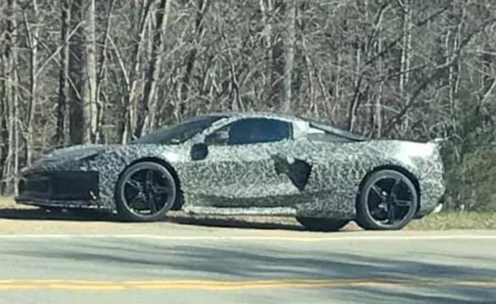 [SPIED] C8 Mid-Engine Corvette Prototypes Testing in North Carolina